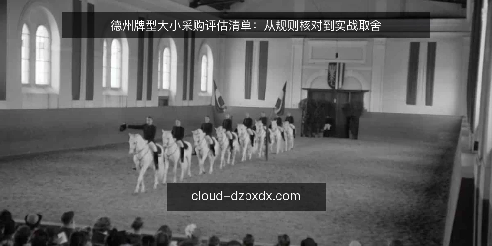 德州牌型大小采购评估清单:从规则核对到实战取舍 — 为什么现在要审计你的牌型认知 配图